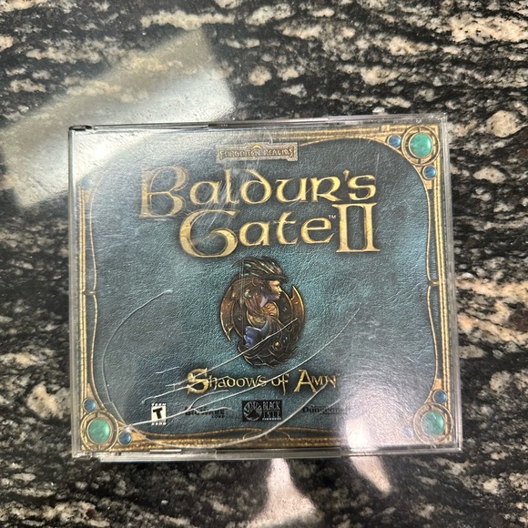 Baldur's Gate 2 Shadows of Amn  Game PC CD-ROM  2000 4 Discs - Picture 1 of 8